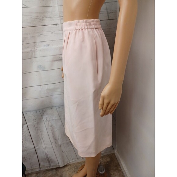 Pink Skirt Womens Length Length Pencil Lined Sz 14 RN #15099 - Picture 2 of 7